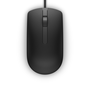 DELL Ratón con cable MS116 Óptico 1000 DPI Negro USB Ambidextro
