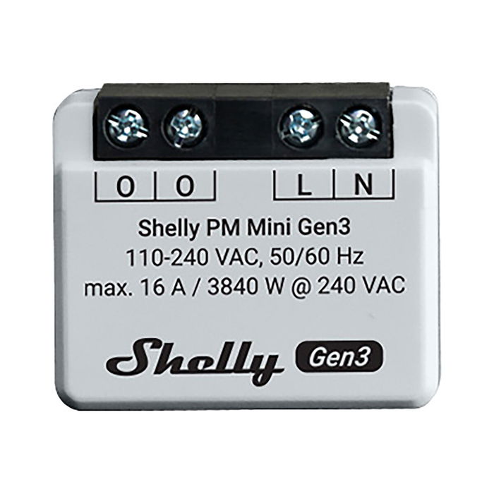 Shelly Módulo switch Mini PM Gen3