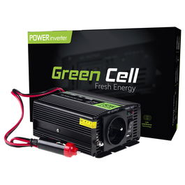 Green Cell INV06 Convertidor de Voltaje de Coche 12V a 230V 150W/300W