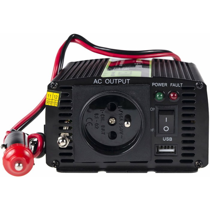 Green Cell INV06 Convertidor de Voltaje de Coche 12V a 230V 150W