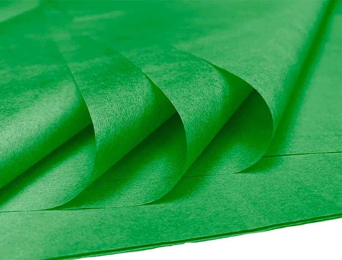 Liderpapel Papel seda 52x76cm 18g/m2 Verde Bolsa 5 Hojas