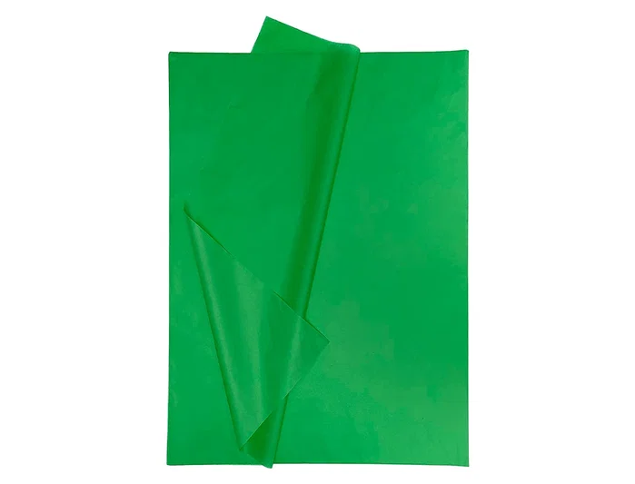 Liderpapel Papel seda 52x76cm 18g/m2 Verde Bolsa 5 Hojas