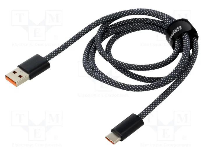 Baseus Dynamic Series Cable USB a USB-C 100W 1m Gris Baseus Dynamic Series Cable USB a USB-C 100W 1m Gris