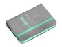 Antartik Cuaderno A7 Tapa Dura Hojas Lisas Gris y Turquesa 80 Hojas 80 gr FSC