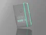 Antartik Cuaderno A7 Tapa Dura Hojas Lisas Gris y Turquesa 80 Hojas 80 gr FSC