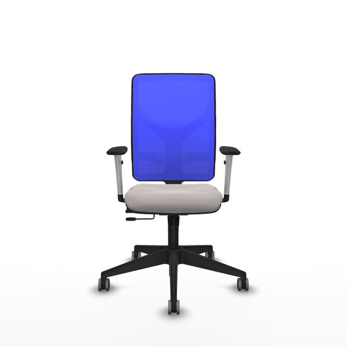 PIQUERAS Y CRESPO Silla de oficina Motilla Blanco y Azul PIQUERAS Y CRESPO Silla de oficina Motilla Blanco y Azul