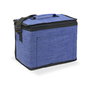 Hidalgo Nevera Portátil Tipo Bolsa 10 Litros Diseño Tejana Azul con Ribete y Correa Ajustable Negra, 28 x ห x 22 cm