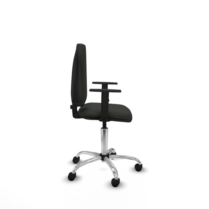 PIQUERAS Y CRESPO Silla de oficina Aýna con Brazos 1D y Base Cromada