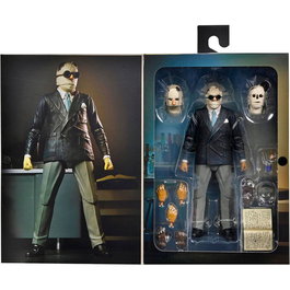 NECA Figura Ultimate Hombre Invisible Universal Monster 18cm Articulada Con Accesorios