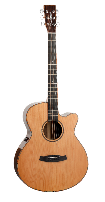 Guitarra Acústica Tanglewood Super Folk Cutaway Serie New Rosewood Smart Guitarra Acústica Tanglewood Super Folk Cutaway Serie New Rosewood Smart