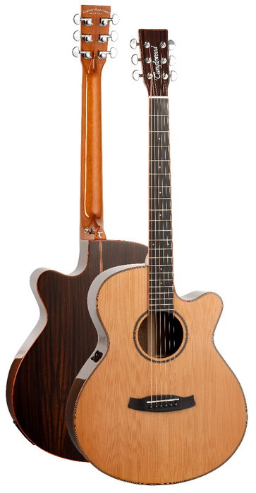 Guitarra Acústica Tanglewood Super Folk Cutaway Serie New Rosewood Smart Guitarra Acústica Tanglewood Super Folk Cutaway Serie New Rosewood Smart