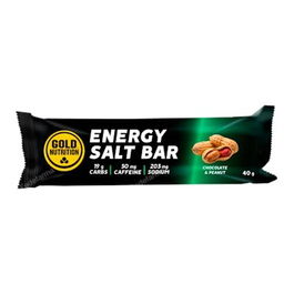 GOLD NUTRITION Endurance Salt Bar Choco-Cacahuete 15Ud. Barrita energética para deportes de resistencia