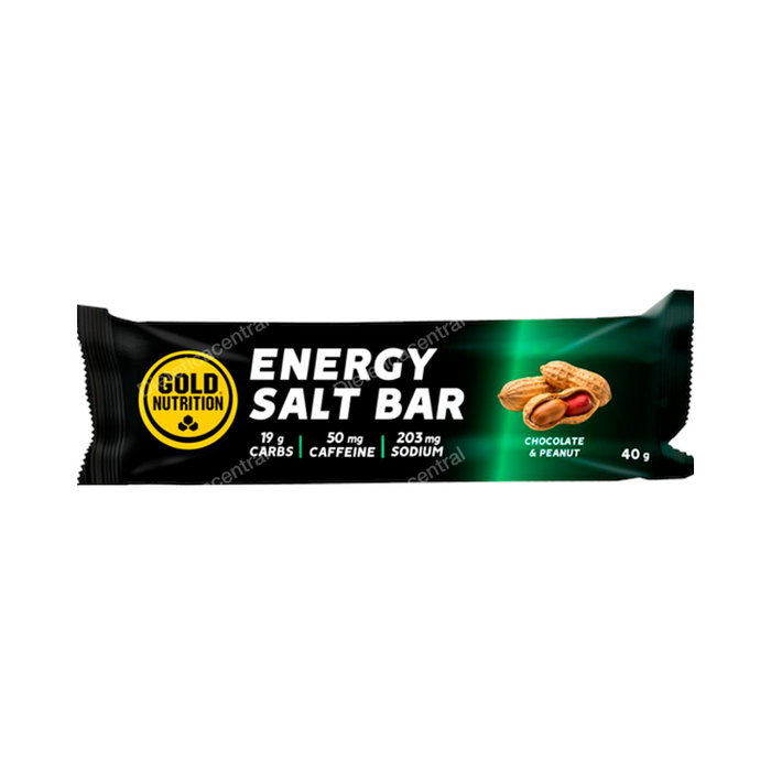 GOLD NUTRITION ENDURANCE SALT BAR choco-cacahuete 15ud. GOLD NUTRITION ENDURANCE SALT BAR choco-cacahuete 15ud.