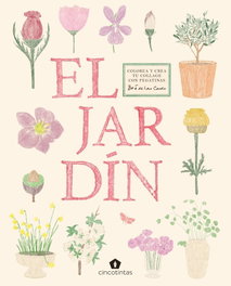 CINCO TINTAS, El jardin. Colorea y crea tu collage con pegatinas