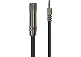 YELLOWCAB Cable 3 Metros Jack Stereo Macho 3,5mm a Jack Stereo Hembra 6,35mm