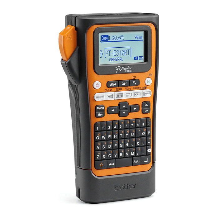 Brother P-touch E310BTVP Negro, Naranja
