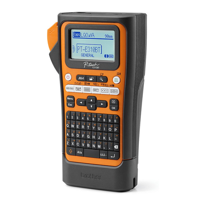 Brother P-touch E310BTVP Negro, Naranja