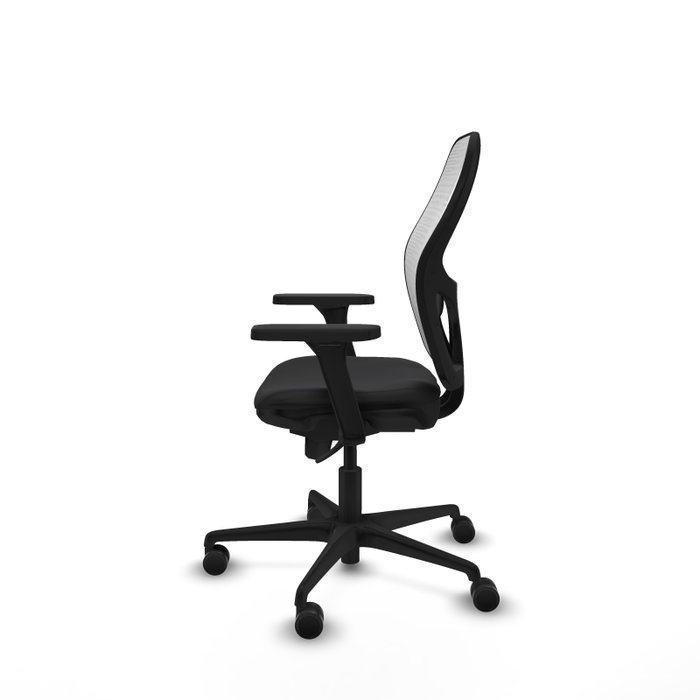 PIQUERAS Y CRESPO Silla de oficina Jorquera con mecanismo Sincro, Negro y Blanco PIQUERAS Y CRESPO Silla de oficina Jorquera con mecanismo Sincro, Negro y Blanco