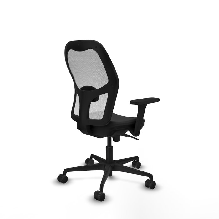 PIQUERAS Y CRESPO Silla de oficina Jorquera con mecanismo Sincro, Negro y Blanco PIQUERAS Y CRESPO Silla de oficina Jorquera con mecanismo Sincro, Negro y Blanco