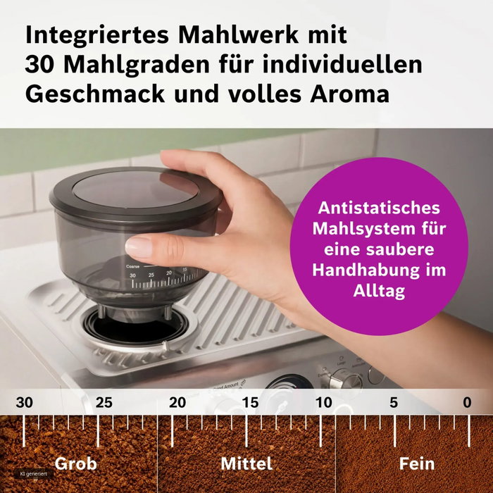 Bosch Series 4 HomeCafé PFE403C3 Cafetera Espresso en Acero Inoxidable Bosch Series 4 HomeCafé PFE403C3 Cafetera Espresso en Acero Inoxidable