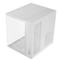 Mars Gaming Caja ATX MCVONEW Blanca, Cubo con Doble Cristal Templado, Compatible Placas ATX, Refrigeración Hasta 240 mm, Ventilador FRGB, Soporte VGA 334 mm