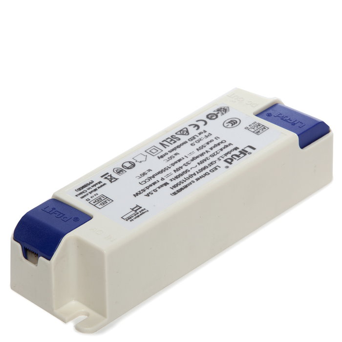 LIFUD Driver 56W 220-240VAC Salida 33-40VDC Flicker Free Aislado IP20 LIFUD Driver 56W 220-240VAC Salida 33-40VDC Flicker Free Aislado IP20