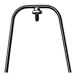 Buchel Varilla A/Leva 16" Para Guardabarros Largo 55 mm 230 mm De Zinc