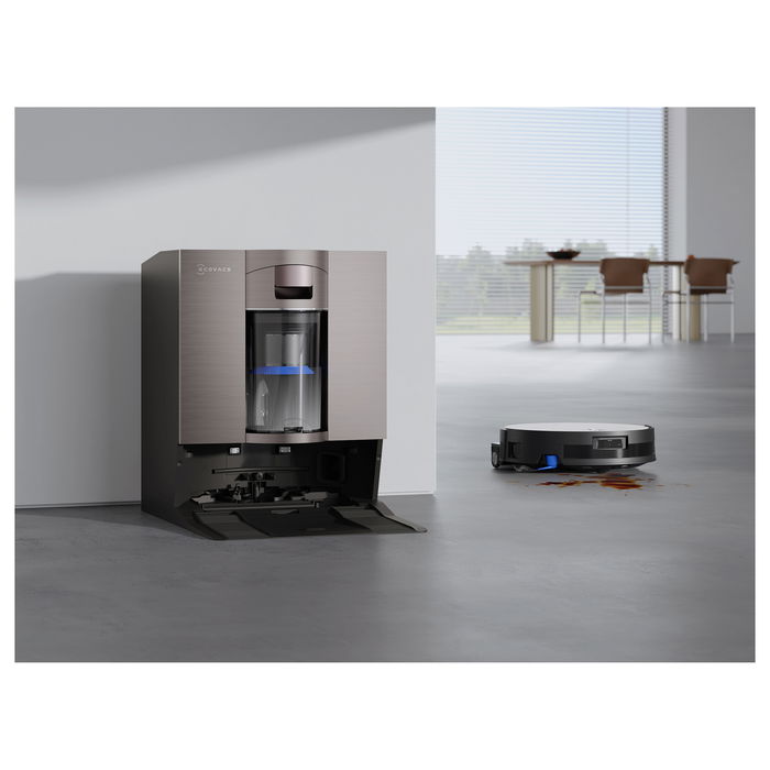 ECOVACS DEEBOT X11 OmniCyclone Roboter aspirador y fregona con estación de limpieza, Negro