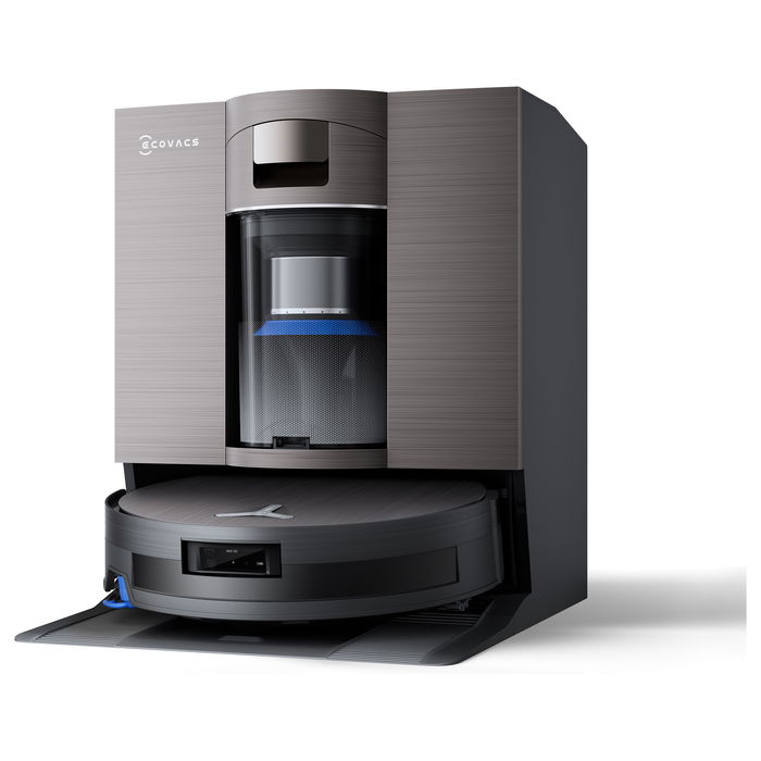 ECOVACS DEEBOT X11 OmniCyclone Roboter aspirador y fregona con estación de limpieza, Negro