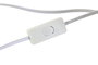 DKD Home Decor Lámpara de Sobremesa Urban Blanca Beige 23x23x42 cm E14 (Pack de 4 Unidades)