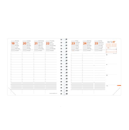 QUO VADIS Recambio Agenda Anual 2026 Time&Life Medium ML 160x160 mm QUO VADIS Recambio Agenda Anual 2026 Time&Life Medium ML 160x160 mm