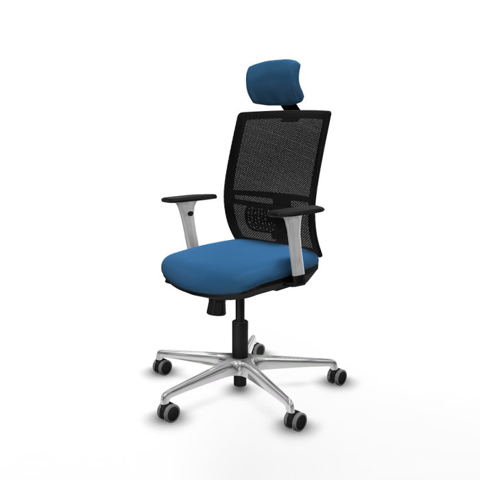 PIQUERAS Y CRESPO Silla de oficina Yunquera Azul claro/Negro PIQUERAS Y CRESPO Silla de oficina Yunquera Azul claro/Negro