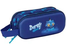 Safta Estuche Portatodo Doble 3D K-Pop Demon Hunters Derpy