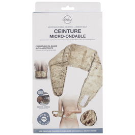 Sensly Cinturón Lumbar Microondas para Aliviar el Frío y Proporcionar Bienestar con Bolsa de Cuentas de Cerámica