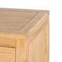 Cómoda Natural Madera Mindi Dormitorio 100 X 40 X 90 cm