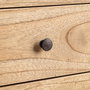 Cómoda Natural Madera Mindi Dormitorio 100 X 40 X 90 cm