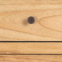 Cómoda Natural Madera Mindi Dormitorio 100 X 40 X 90 cm