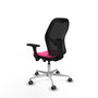 PIQUERAS Y CRESPO Silla de oficina Jorquera Rosa con mecanismo Sincro/Traslack