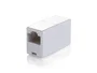 Equip 121252 Adaptador RJ45 Hemba a Hemba, Blanco, Contactos Chapados en Oro