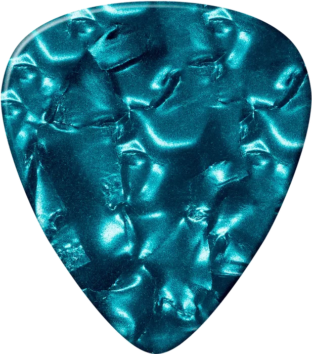 Dunlop Pack 72 Púas Genuine Celluloid Classic Turquesa - Heavy