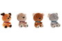DKD Home Decor Set de 4 Peluches Surtidos Multicolor