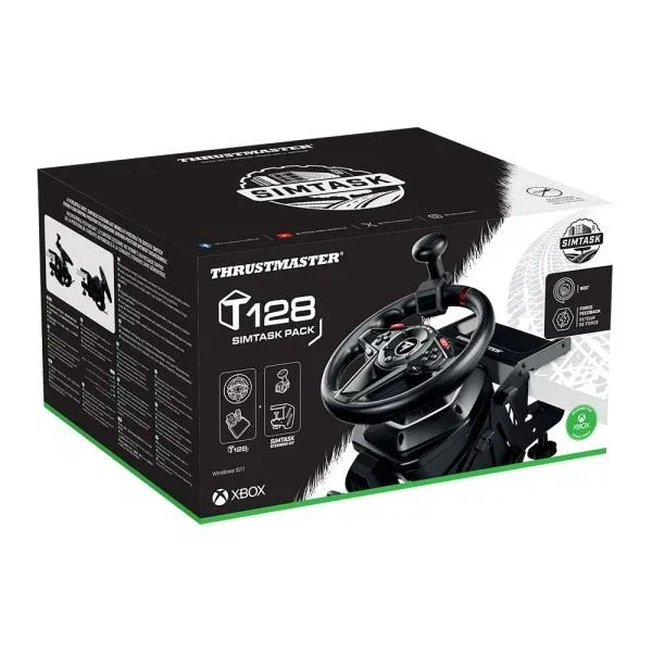 Thrustmaster T128 SimTask Pack Volante y Pedales para Xbox y PC Thrustmaster T128 SimTask Pack Volante y Pedales para Xbox y PC