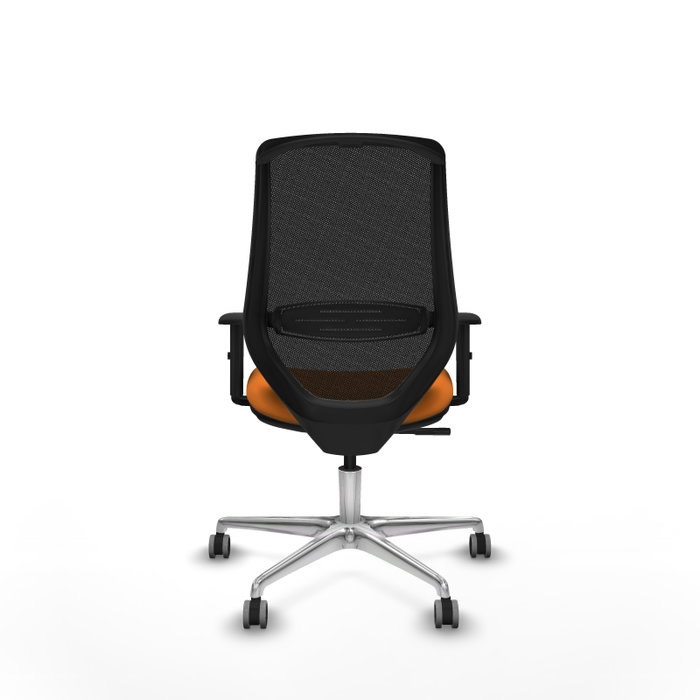 PIQUERAS Y CRESPO Silla de oficina Mardos Naranja y Negro