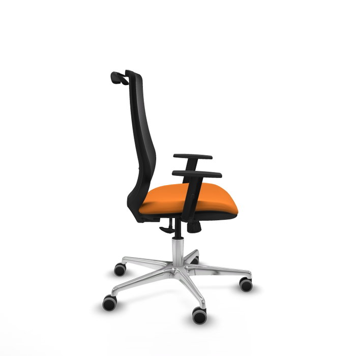 PIQUERAS Y CRESPO Silla de oficina Mardos Naranja y Negro
