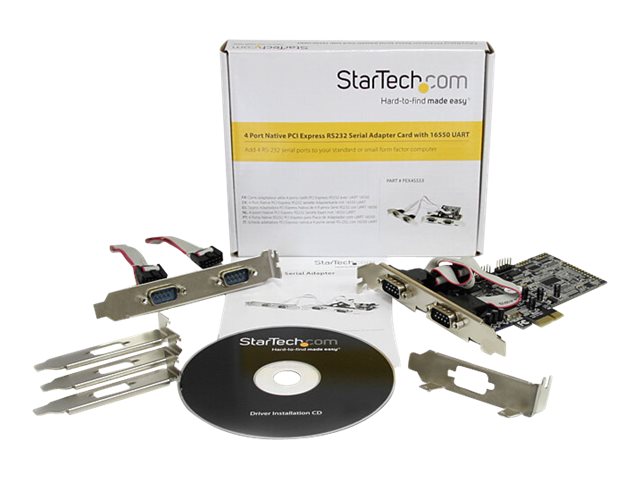 Startechcom Tarjeta Pci Express Pex4S553 4 Puertos Serie Rs232 Dbc-9