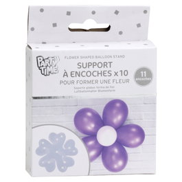 Party Time Soportes para Globos - Kit para Decoración de Eventos con Tira Perforada y Pastillas Adhesivas