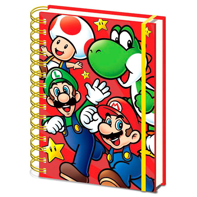 PYRAMID Cuaderno A5 Super Mario Bros Nintendo PYRAMID Cuaderno A5 Super Mario Bros Nintendo