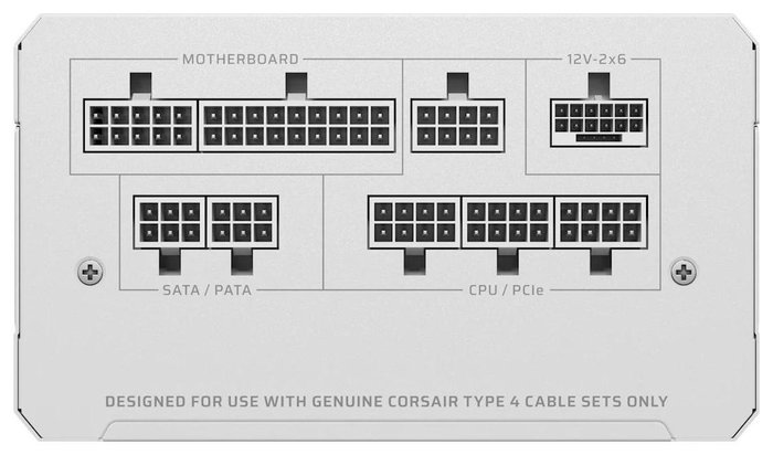 Corsair RM1000e 1000W Blanco ATX 3.1 PCIe 5.1