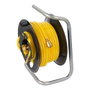 Powerplus Enrollador portátil con manguera PVC para aire 20 m, 17 bar, conexión 1/4" tipo euro