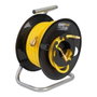 Powerplus Enrollador portátil con manguera PVC para aire 20 m, 17 bar, conexión 1/4" tipo euro